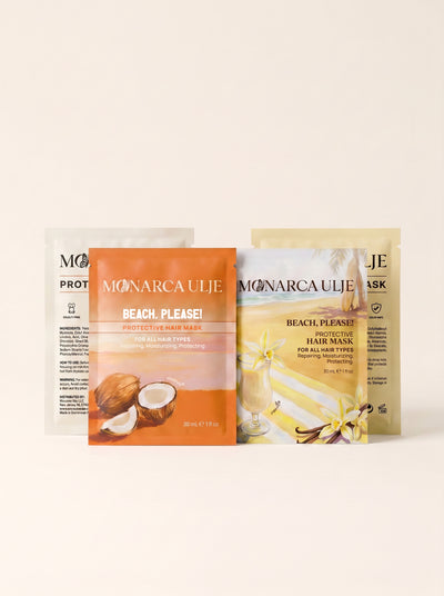 Beach Protective Hair Mask - Pack x4